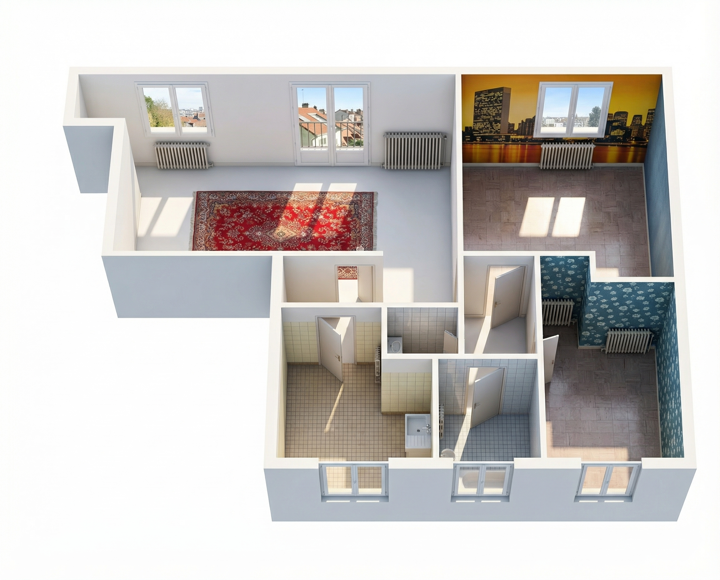 Appartement 4 pièces 64 m² - 12